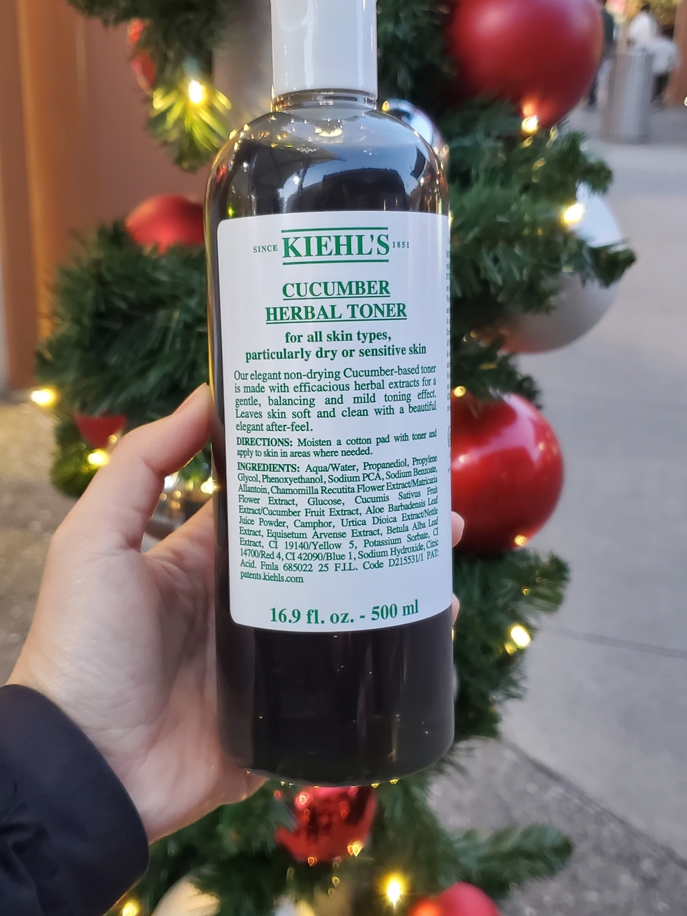 Kiehl's Cucumber Herbal Toner - 500ml Big Size